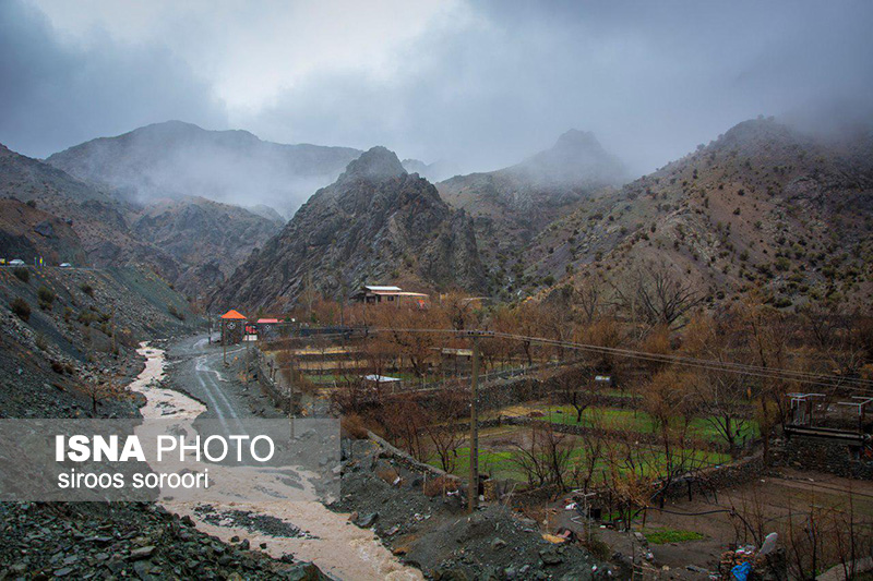 بارندگی کوهستان بیرجند