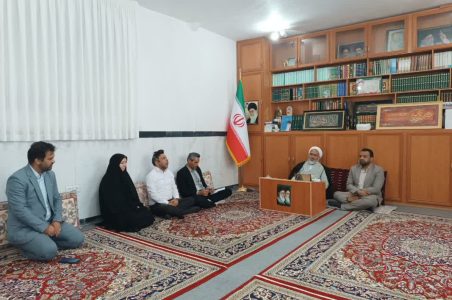 دیدار مدیرکل ورزش و جوانان خراسان جنوبی با امام جمعه شهرستان سرایان